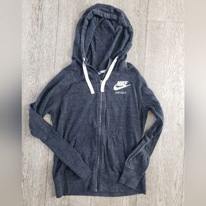 Nike Womens Medium Lightweight Full Length Zipper Hoodie